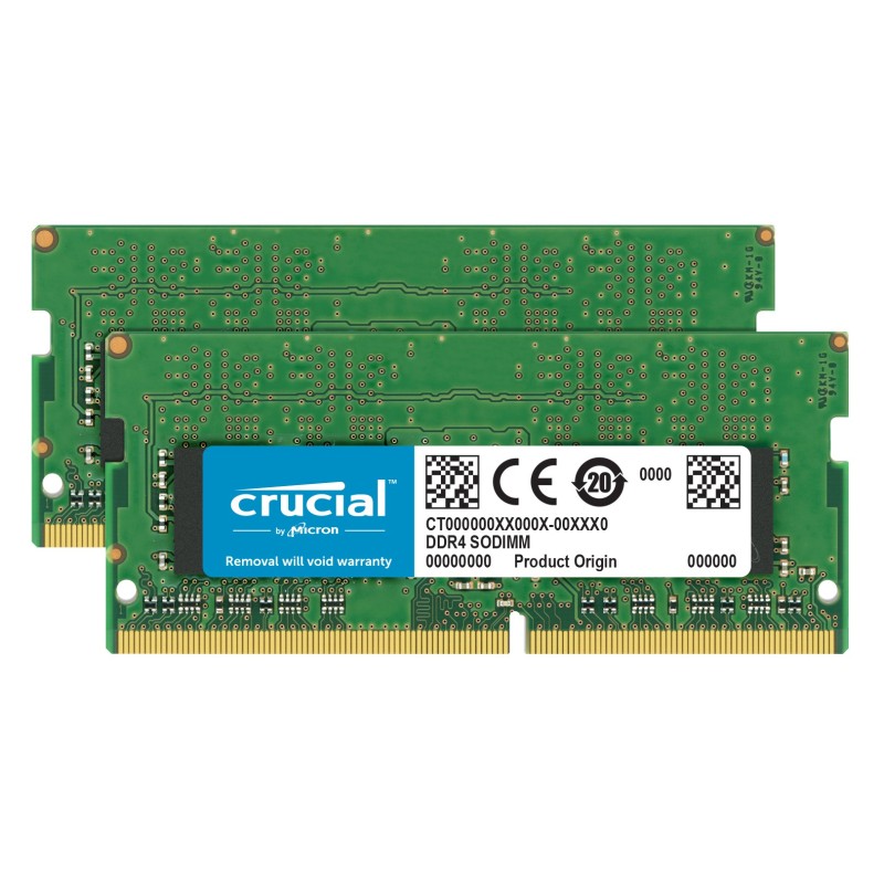 Crucial 2x16GB DDR4 memoria 32 GB 2400 MHz