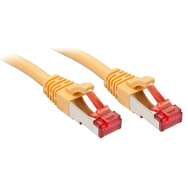 Lindy RJ-45 RJ-45 Cat6 1m cavo di rete Giallo S FTP (S-STP)