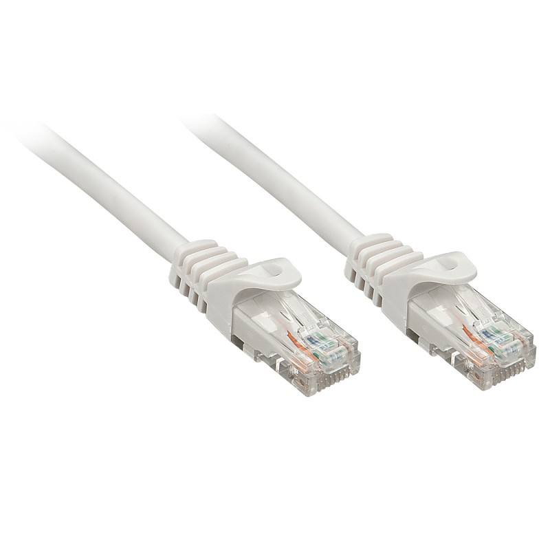 Lindy RJ-45 RJ-45 Cat6 3m cavo di rete Grigio U UTP (UTP)