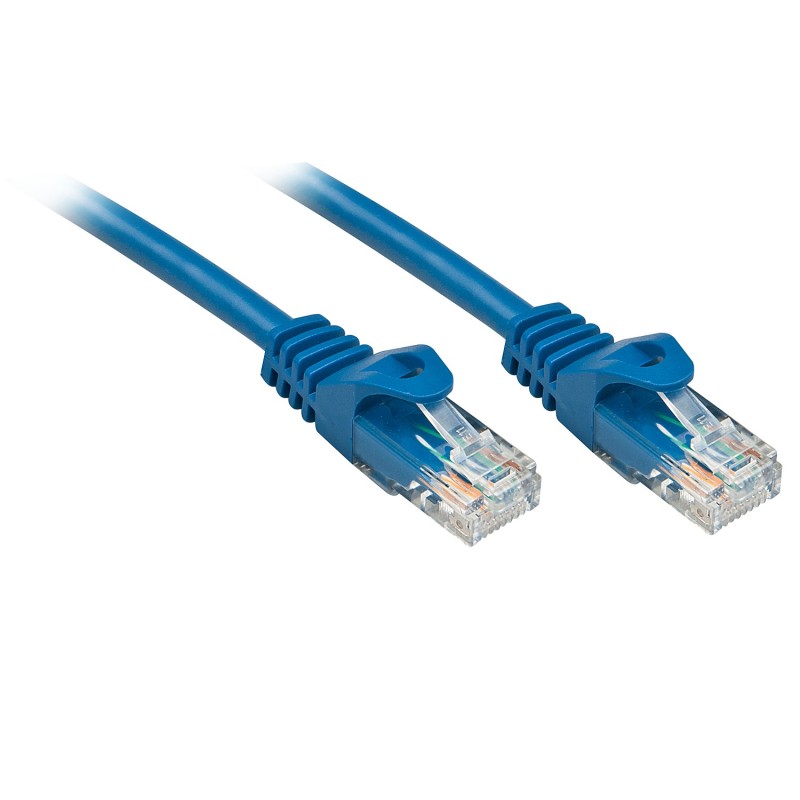 Lindy Rj45 Rj45 Cat6 2m cavo di rete Blu U UTP (UTP)