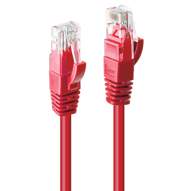 Lindy 48039 cavo di rete Rosso 20 m Cat6 U UTP (UTP)