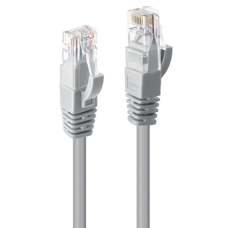 Lindy 48002 cavo di rete Grigio 1 m Cat6 U UTP (UTP)