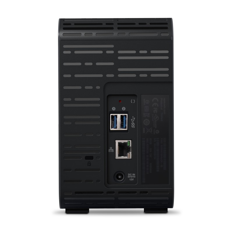 Western Digital My Cloud EX2 Ultra NAS Desktop Collegamento ethernet LAN Nero Armada 385