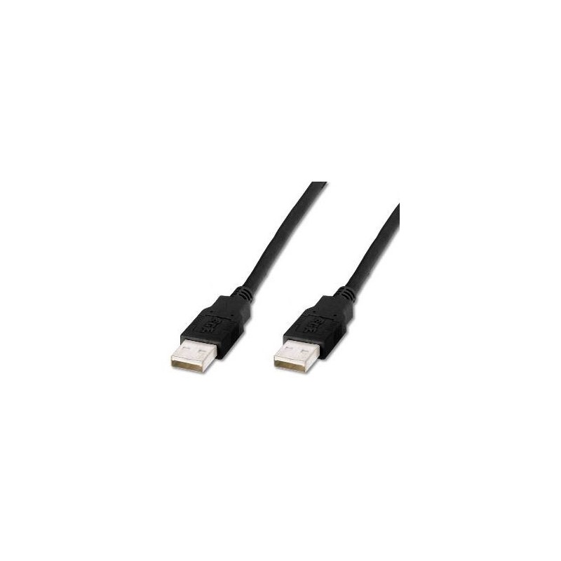 Digitus 1m USB 2.0 cavo USB USB A Nero