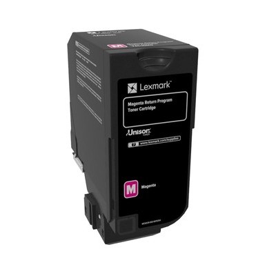 Lexmark 74C20M0 cartuccia toner 1 pz Originale Magenta