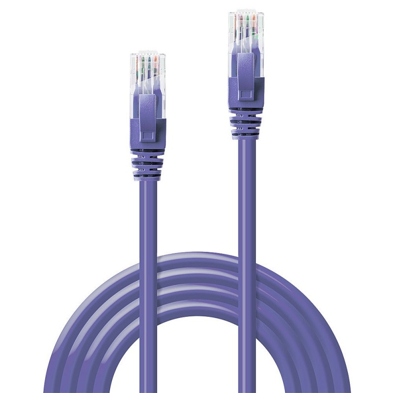 Lindy 48123 cavo di rete Viola 2 m Cat6 U UTP (UTP)