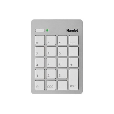 Hamlet Numeric Keypad tastierino numerico usb 2.0 argento