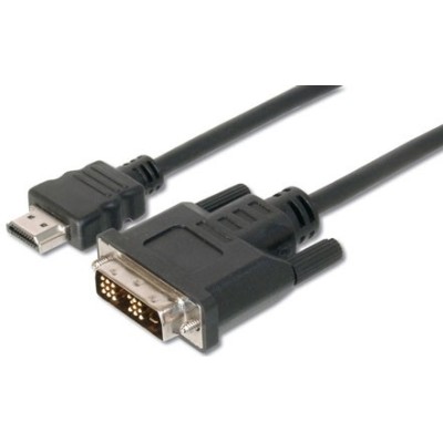 Digitus LP8742 cavo e adattatore video 5 m HDMI tipo A (Standard) DVI-D Nero