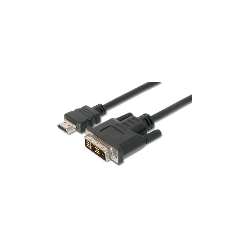 Digitus LP8742 cavo e adattatore video 5 m HDMI tipo A (Standard) DVI-D Nero