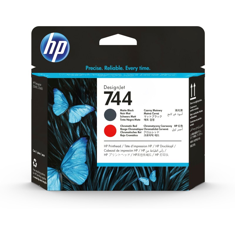 HP Testina di stampa nero opaco rosso cromatico DesignJet 744