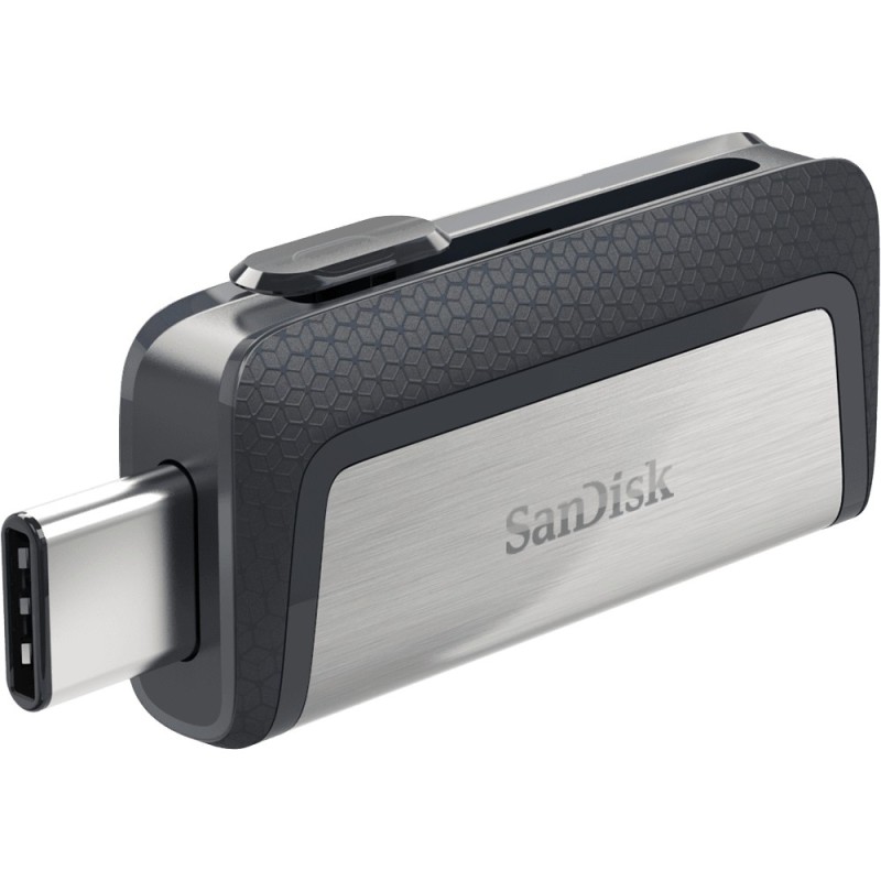 SanDisk Ultra Dual Drive USB Type-C unità flash USB 128 GB USB Type-A   USB Type-C 3.2 Gen 1 (3.1 Gen 1) Nero, Argento