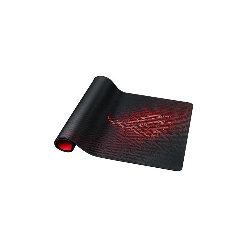 ASUS ROG Sheath Tappetino per mouse per gioco da computer Nero, Rosso