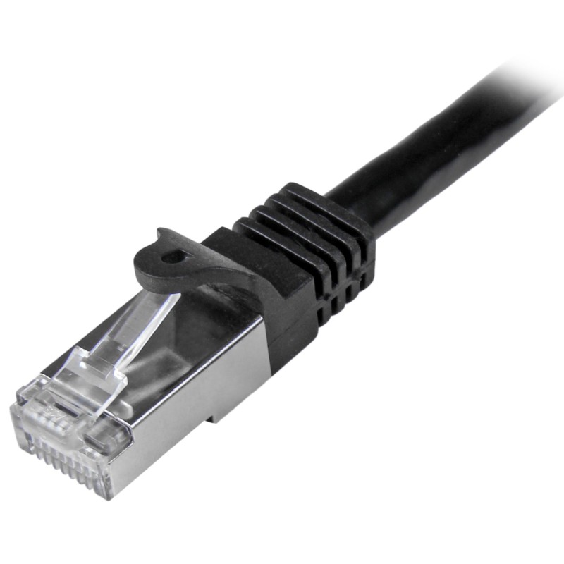 StarTech.com N6SPAT50CMBK cavo di rete Nero 0,5 m Cat6 SF UTP (S-FTP)