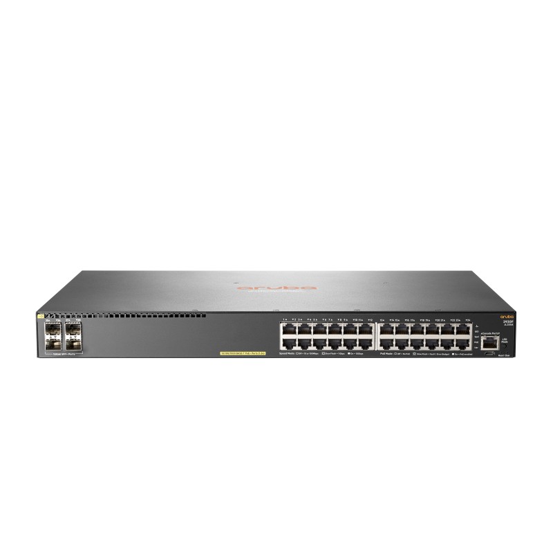 Aruba 2930F 24G PoE+ 4SFP+ Gestito L3 Gigabit Ethernet (10 100 1000) Supporto Power over Ethernet (PoE) 1U Grigio