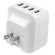 StarTech.com Caricatore da Parete a 4 porte USB con spine Internazionaili - 34W 6.8A - Bianco