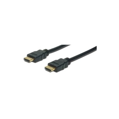 Digitus DK-330107-100-S cavo HDMI 10 m HDMI tipo A (Standard) Nero, Oro