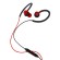 Enermax EAE01-R cuffia e auricolare Cablato A clip, In-ear Sport Nero, Rosso