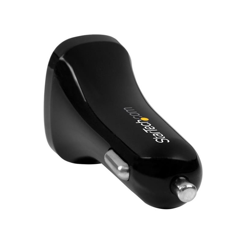 StarTech.com Caricatore da Auto con doppia porta USB - 24W 4.8A - Nero