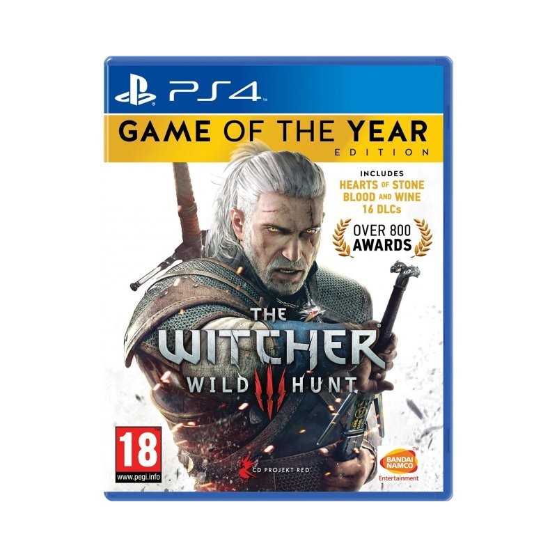 BANDAI NAMCO Entertainment The Witcher 3  Wild Hunt - Game of the Year Edition, PlayStation 4 Standard Inglese