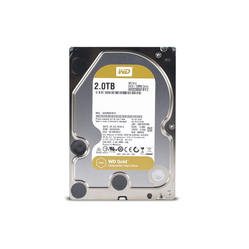 Western Digital Gold 3.5" 2 TB Serial ATA III