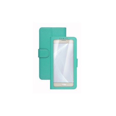 Celly Unica View custodia per cellulare 12,7 cm (5") Custodia a libro Turchese