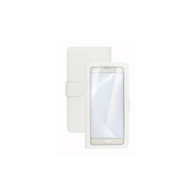 Celly Unica View custodia per cellulare 12,7 cm (5") Custodia a libro Bianco