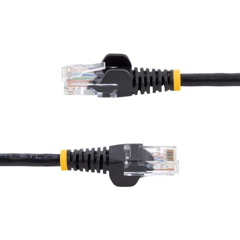 StarTech.com 45PAT5MBK cavo di rete Nero 5 m Cat5e U UTP (UTP)