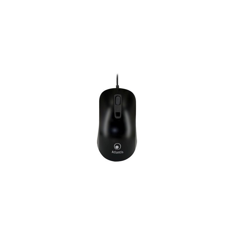 Atlantis Land OptiDesk USB mouse USB tipo A Ottico 1000 DPI