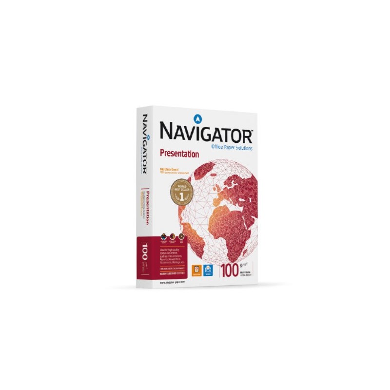 Navigator PRESENTATION carta inkjet A4 (210x297 mm) Opaco 500 fogli Bianco