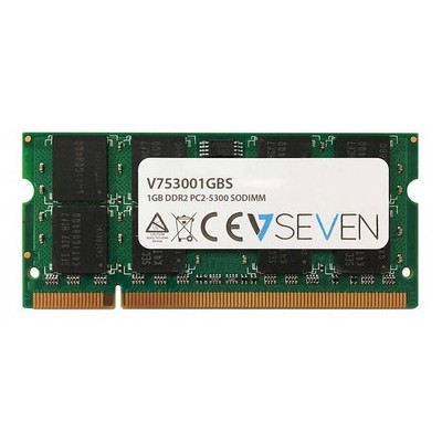 V7 1GB DDR2 PC2-5300 667Mhz SO DIMM Notebook Módulo de memoria - V753001GBS