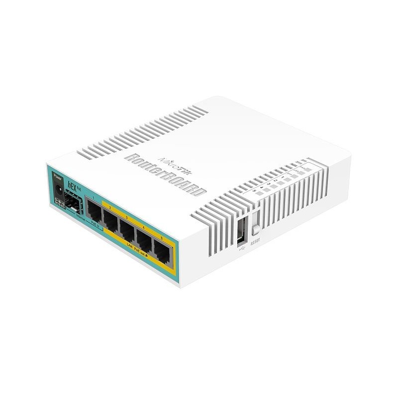 Mikrotik hEX PoE router cablato Bianco