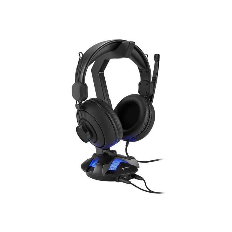 Sharkoon X-Rest 7.1 Supporto attivo Cuffie, Auricolare Nero