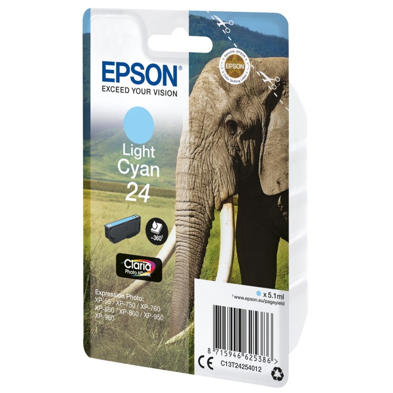 Epson Elephant Cartuccia Ciano Chiaro