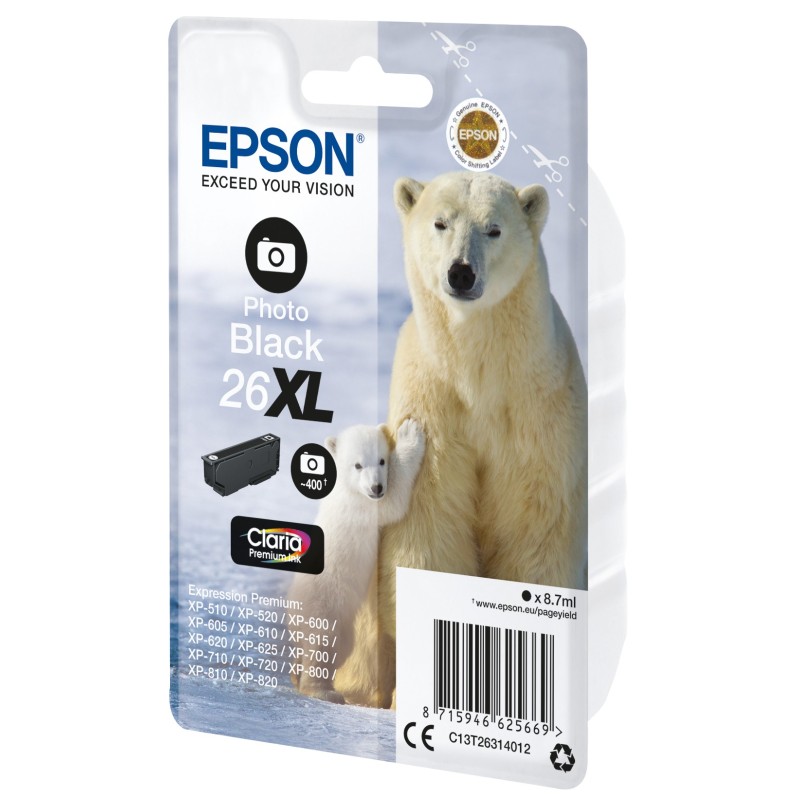 Epson Polar bear Cartuccia Nero-foto XL