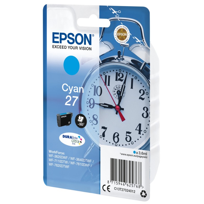 Epson Alarm clock Cartuccia Sveglia Ciano Inchiostri DURABrite Ultra 27