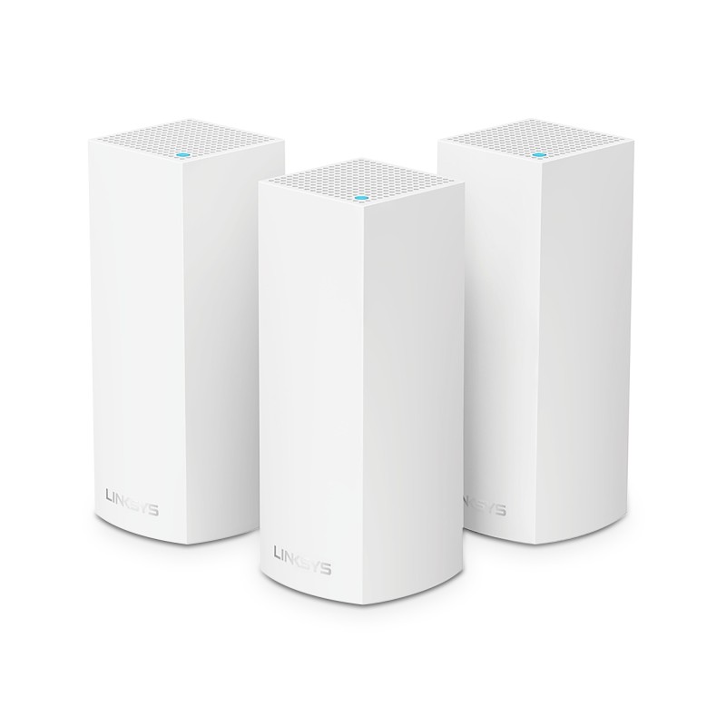 Linksys Velop Banda tripla (2.4 GHz 5 GHz 5 GHz) Wi-Fi 5 (802.11ac) Bianco 2 Interno