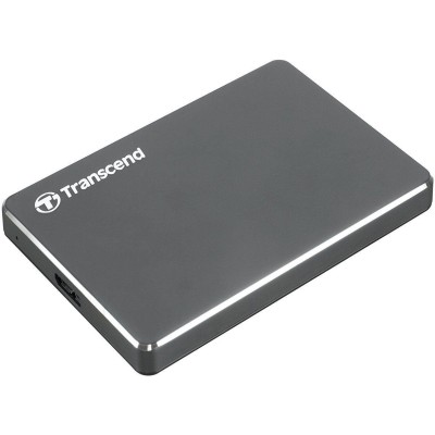 Transcend StoreJet 25C3 disco rigido esterno 1 TB Grigio