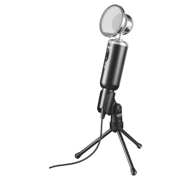 Trust 21672 microfono Nero Microfono per PC