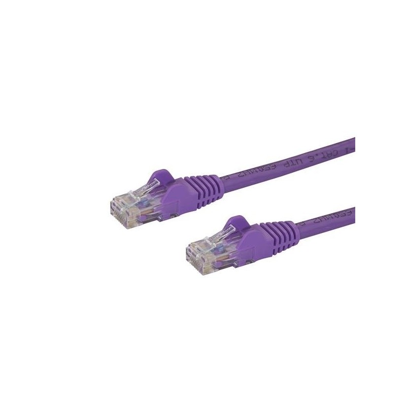 StarTech.com Cavo di Rete Viola Cat6 UTP Ethernet Gigabit RJ45 Antigroviglio - 3m