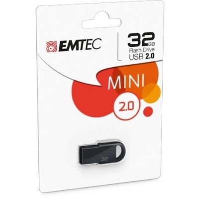Emtec D250 Mini unità flash USB 32 GB USB tipo A 2.0 Nero