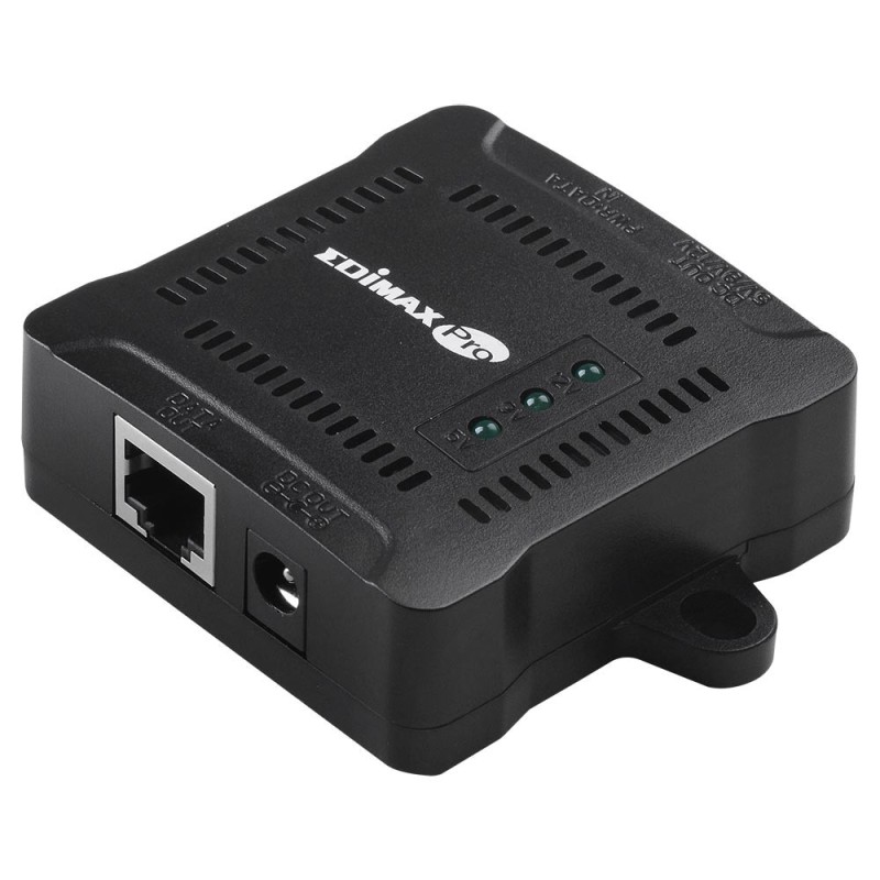 Edimax GP-101ST divisore di rete Nero Supporto Power over Ethernet (PoE)