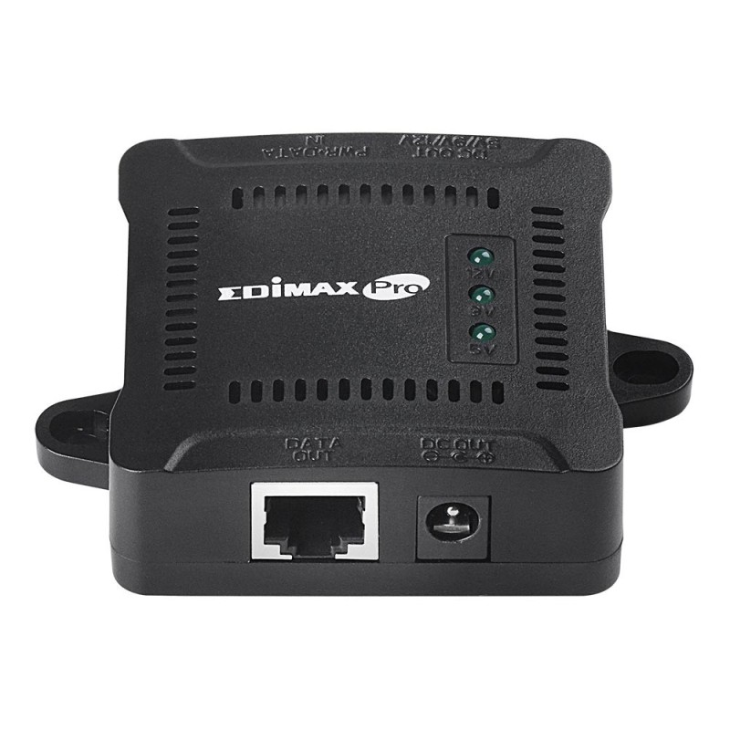 Edimax GP-101ST divisore di rete Nero Supporto Power over Ethernet (PoE)