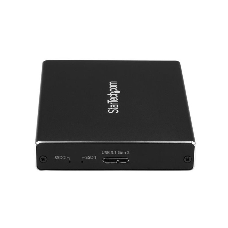 StarTech.com Box Esterno USB 3.1 (10Gbit s) a 2 Slot - Enclosure M.2 NGFF SSD SATA - RAID