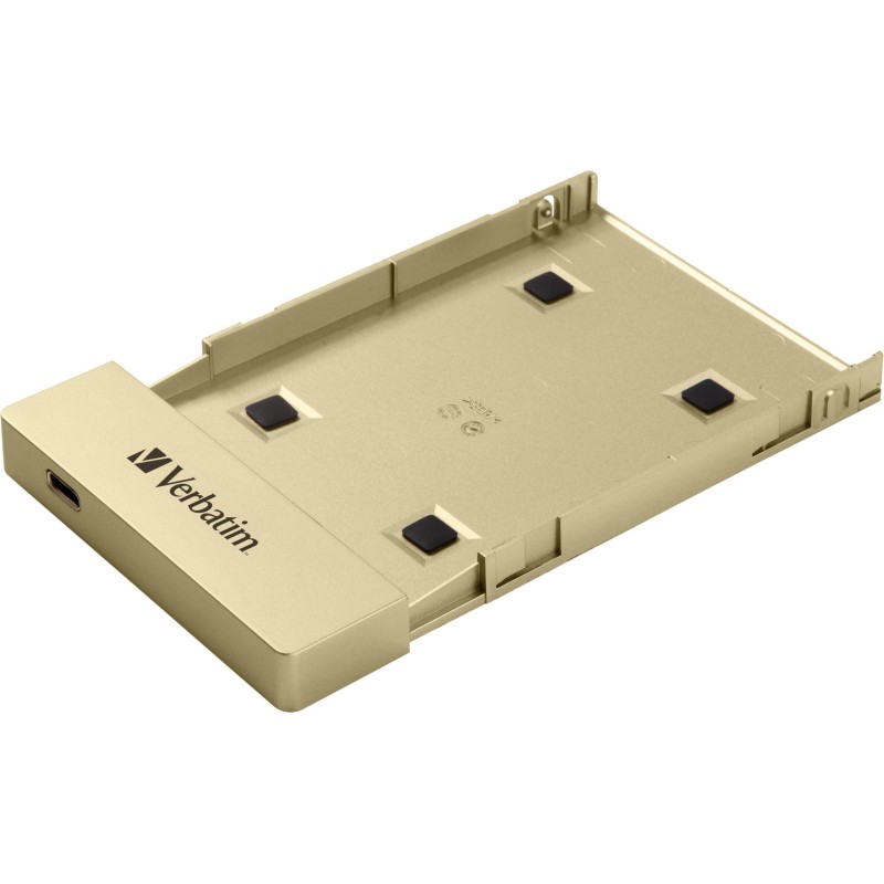 Verbatim Store 'n' Go Enclosure KIT per HDD SSD 2.5'' USB-C 3.1 - Oro