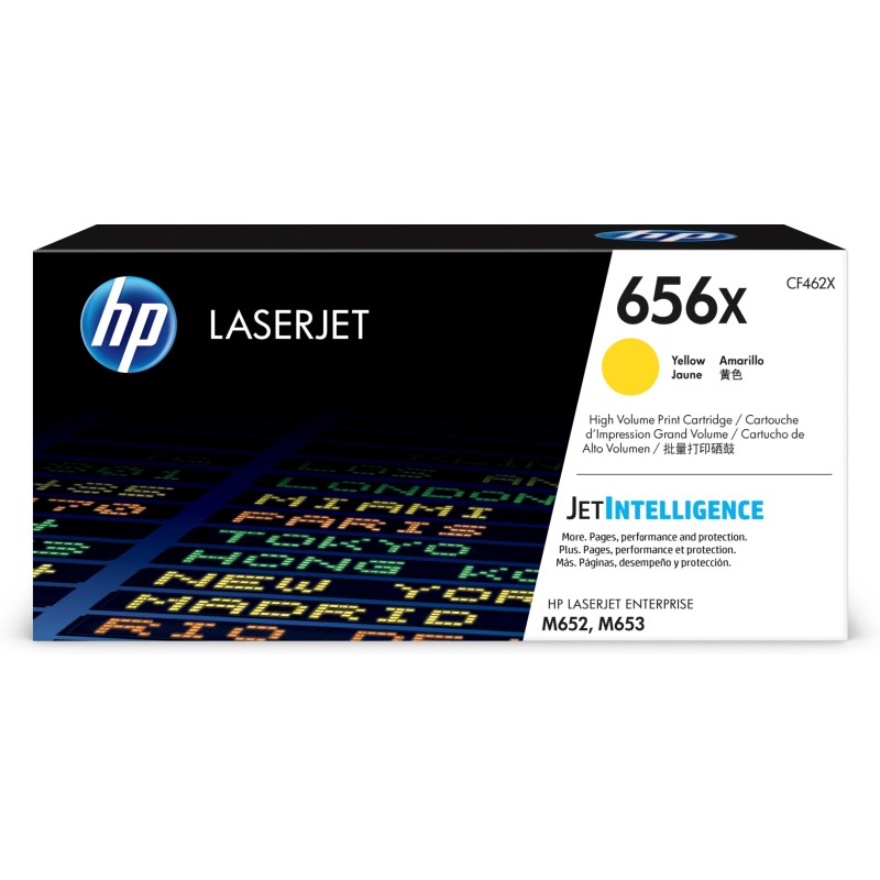 HP Cartuccia toner giallo originale ad alta capacità LaserJet 656X