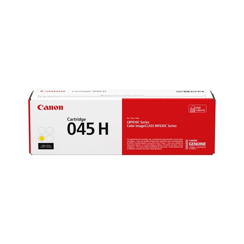 Canon 045 H cartuccia toner 1 pz Originale Giallo