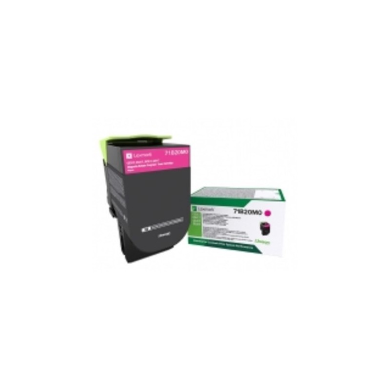 Lexmark 71B20M0 cartuccia toner 1 pz Originale Magenta