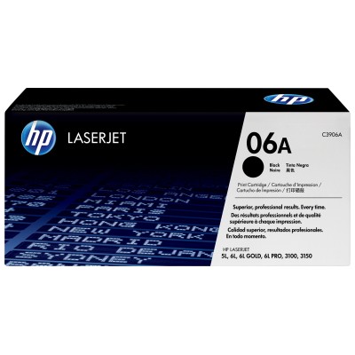 HP 06A Black Original LaserJet Toner Cartridge cartuccia toner 1 pz Originale Nero