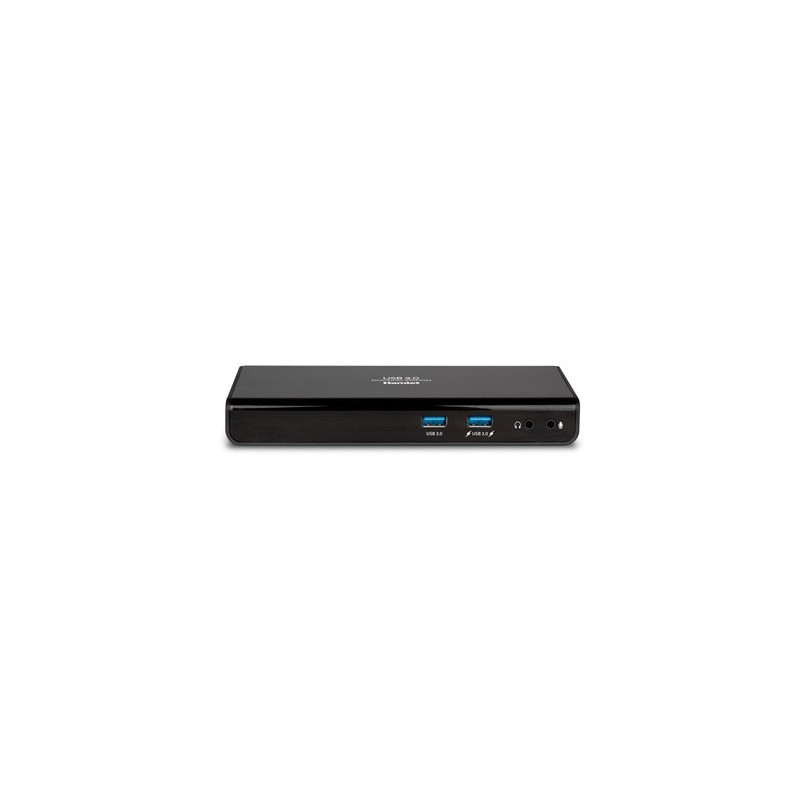 Hamlet Docking Station USB 3.0 Dual Display dual display DVI e HDMI, hub con 6 porte usb, LAN E AUDIO