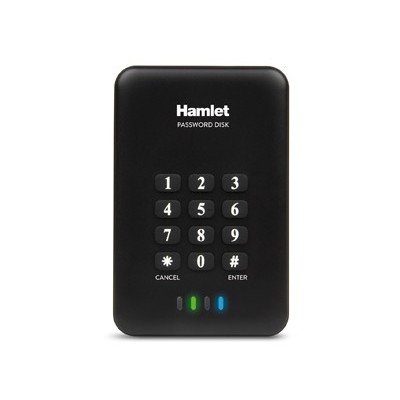 Hamlet Password Disk USB 3.0 hard disk esterno 2,5'' 32gb con crittografia AES 256-bit